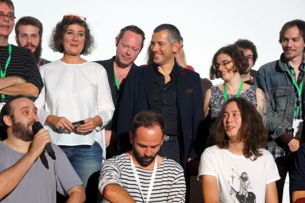 le jury sur scène